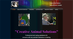 Desktop Screenshot of creativeanimalsolutions.com